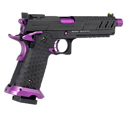 Vorsk Airsoft Hi-Capa 5.1 Vengeance Vollmetall GBB 6mm BB Purple Match Bild 4