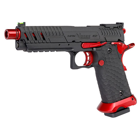 Vorsk Airsoft Hi-Capa 5.1 Vengeance Vollmetall GBB 6mm BB Red Match