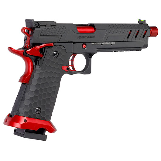 Vorsk Airsoft Hi-Capa 5.1 Vengeance Vollmetall GBB 6mm BB Red Match Bild 4