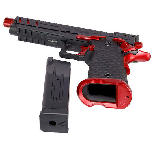 Vorsk Airsoft Hi-Capa 5.1 Vengeance Vollmetall GBB 6mm BB Red Match Bild 6