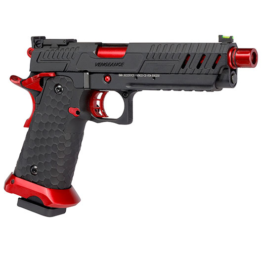 Vorsk Airsoft Hi-Capa 5.1 Vengeance Vollmetall GBB 6mm BB Red Match Bild 7