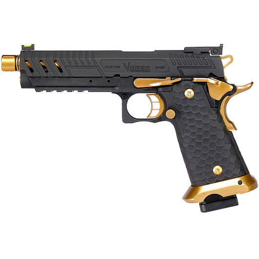 Vorsk Airsoft Hi-Capa 5.1 Vengeance Vollmetall GBB 6mm BB Gold Match Bild 1