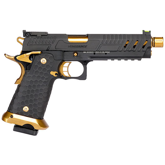 Vorsk Airsoft Hi-Capa 5.1 Vengeance Vollmetall GBB 6mm BB Gold Match Bild 3