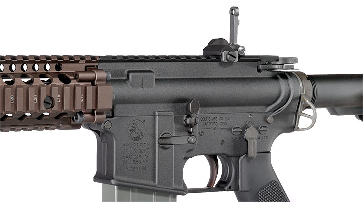 VFC Colt / Daniel Defense MK18 MOD1 Vollmetall Gas-Blow-Back 6mm BB Dualtone Bild 7