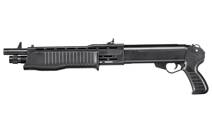 HFC SP12 Shotgun Shorty-Version Airsoft Springer 6mm BB schwarz Bild 1