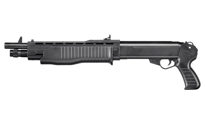 HFC SP12 Shotgun Shorty-Version Airsoft Springer 6mm BB schwarz Bild 2