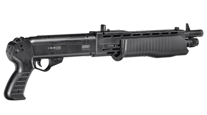 HFC SP12 Shotgun Shorty-Version Airsoft Springer 6mm BB schwarz Bild 4