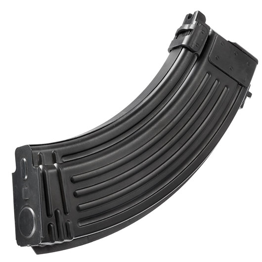 GHK AKM GBB Stahlblech-Magazin Low-Cap 40 Schuss schwarz - Softairgas-Version - Version 3 Bild 1
