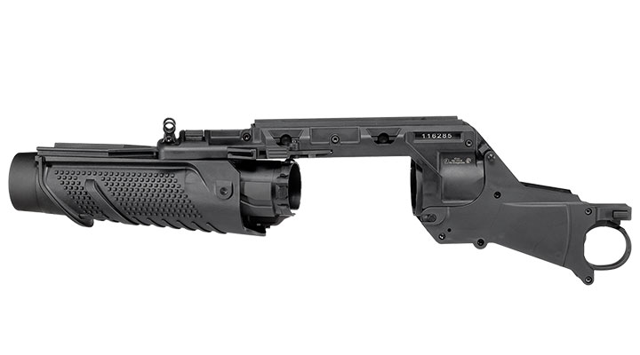 VFC EGLM 40mm Granatwerfer f. SCAR-L / MK16 und SCAR-H / MK17 Airsoftgewehre schwarz Bild 3