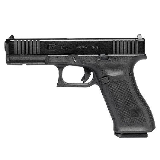 Glock 17 Gen. 5 MOS Airsoft mit Metallschlitten CO2 BlowBack 6mm BB schwarz Bild 1