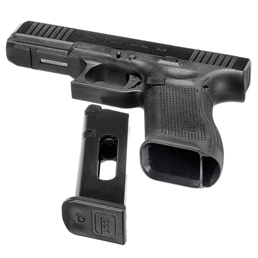 Glock 17 Gen. 5 MOS Airsoft mit Metallschlitten CO2 BlowBack 6mm BB schwarz Bild 6