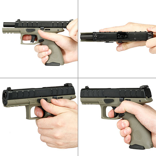 KWA Beretta APX RDO mit Metallschlitten GBB 6mm BB oliv Bild 8