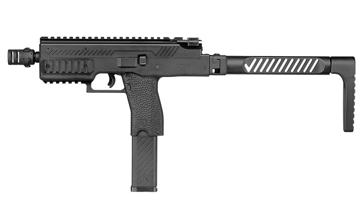 Vorsk VMP-1X PDW Polymer SMG GBB 6mm BB schwarz - Set mit Silencer / Ersatzmagazin Bild 2