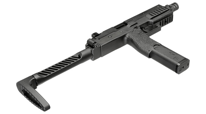 Vorsk VMP-1X PDW Polymer SMG GBB 6mm BB schwarz - Set mit Silencer / Ersatzmagazin Bild 7