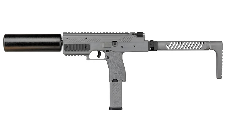 Vorsk VMP-1X PDW Polymer SMG GBB 6mm BB grau - Set mit Silencer / Ersatzmagazin Bild 1