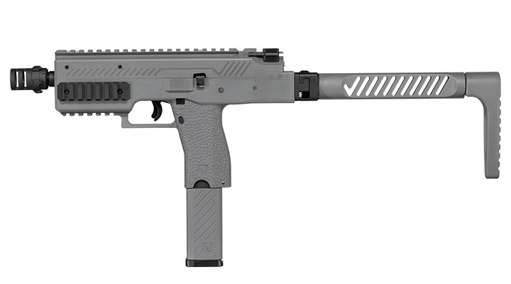 Vorsk VMP-1X PDW Polymer SMG GBB 6mm BB grau - Set mit Silencer / Ersatzmagazin Bild 2