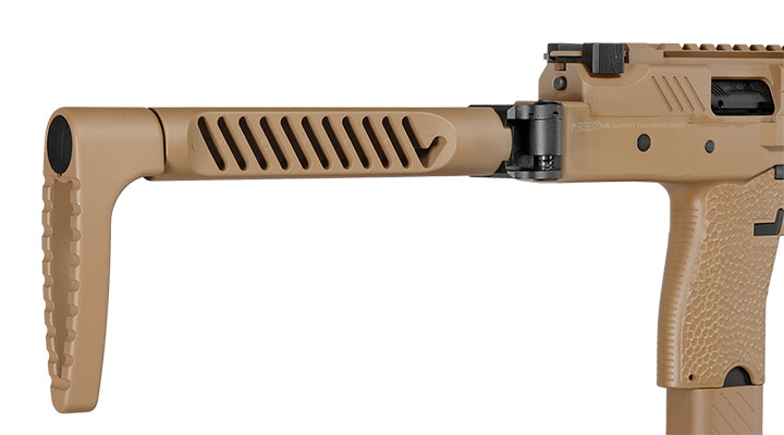 Vorsk VMP-1X PDW Polymer SMG GBB 6mm BB tan - Set mit Silencer / Ersatzmagazin Bild 11
