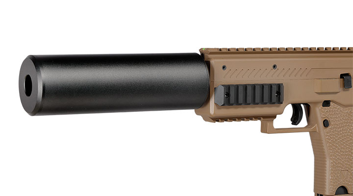Vorsk VMP-1X PDW Polymer SMG GBB 6mm BB tan - Set mit Silencer / Ersatzmagazin Bild 8