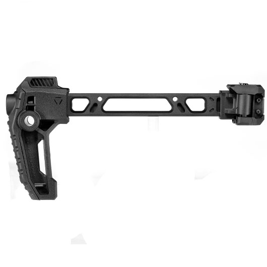 Strike Industries Dual Folding Adapter Schaft mit FSA Schaftkappe f. 20 - 22 mm Schienen schwarz Bild 2