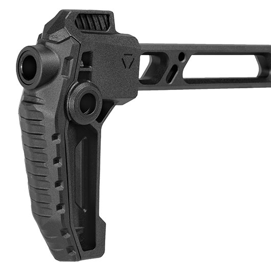 Strike Industries Dual Folding Adapter Schaft mit FSA Schaftkappe f. 20 - 22 mm Schienen schwarz Bild 4