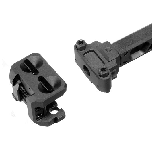 Strike Industries Dual Folding Adapter Schaft mit FSA Schaftkappe f. 20 - 22 mm Schienen schwarz Bild 7