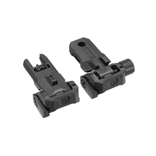 MadBull / Strike Industries Polymer Back-Up Low-Profile Flip-Up Zielvisier-Set f. 20 - 22 mm Schienen schwarz Bild 3