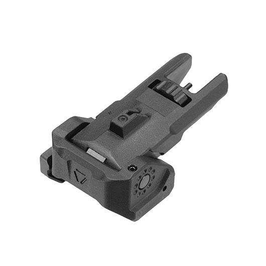 MadBull / Strike Industries Polymer Back-Up Low-Profile Flip-Up Zielvisier-Set f. 20 - 22 mm Schienen schwarz Bild 6