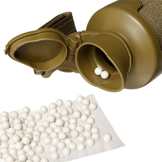 WoSport Nylon BB Storage Bag Kugelbeutel fr 3000 6mm BBs tan Bild 5