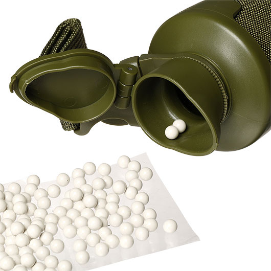 WoSport Nylon BB Storage Bag Kugelbeutel fr 3000 6mm BBs oliv Bild 5