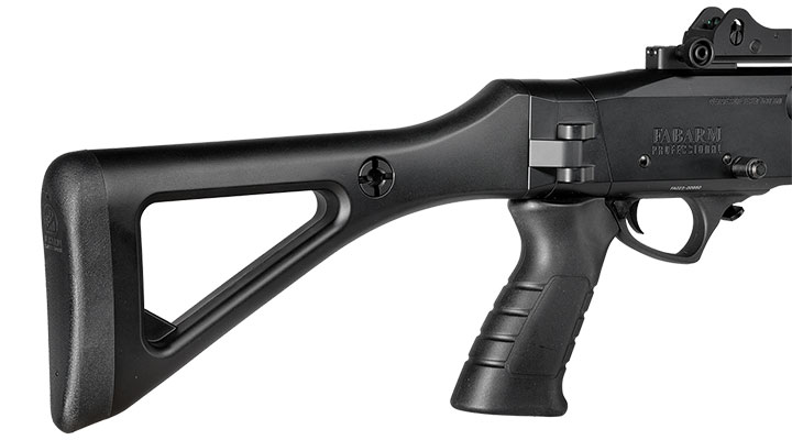 CYMA / BO Manufacture Fabarm STF12 Compact 11 Zoll Vollmetall Pump Action Gas Shotgun 6mm BB schwarz Bild 11