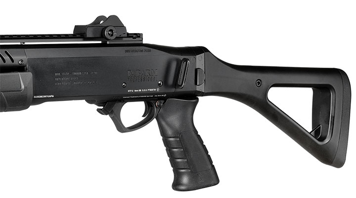 CYMA / BO Manufacture Fabarm STF12 Compact 11 Zoll Vollmetall Pump Action Gas Shotgun 6mm BB schwarz Bild 9