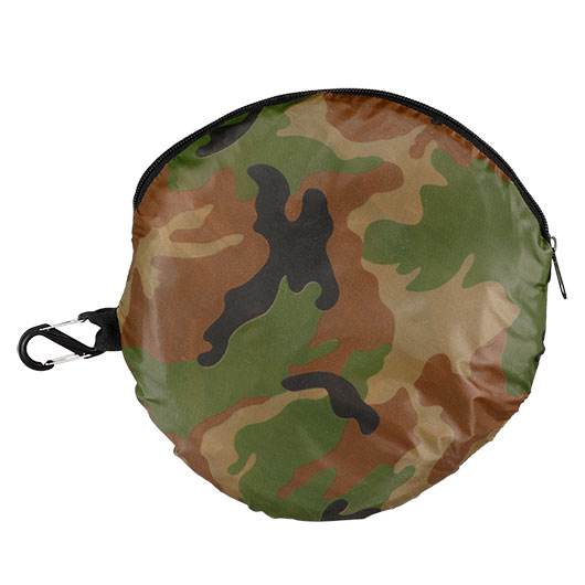 WoSport Training Tent Target Zielkasten mit Buffer-Vorhang faltbar woodland Bild 6