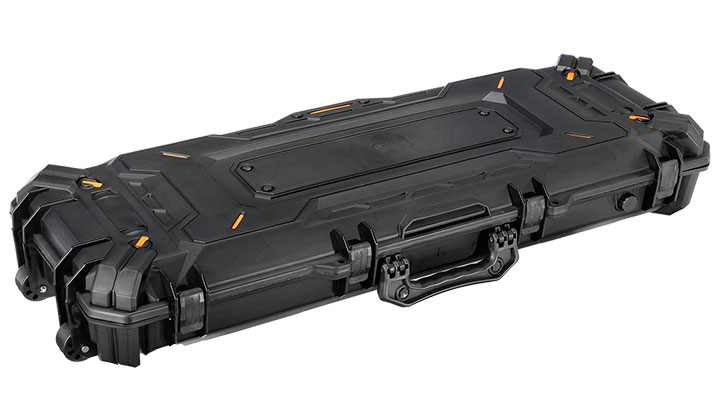 WoSport WST Tactical Rifle Case Waffenkoffer / Trolley 102 x 32,5 x 9 cm Cubed-Schaumstoff IPX7 schwarz