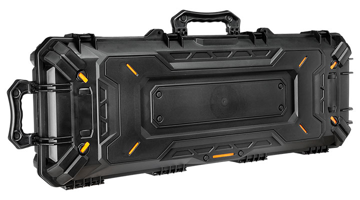 WoSport WST Tactical Rifle Case Waffenkoffer / Trolley 102 x 32,5 x 9 cm Cubed-Schaumstoff IPX7 schwarz Bild 1