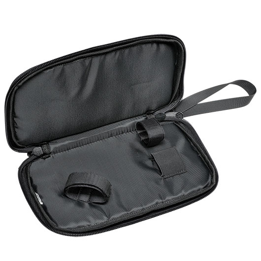 WoSport Pistolentasche / Futteral gepolstert 26 x 16 x 3,5 cm schwarz Bild 6