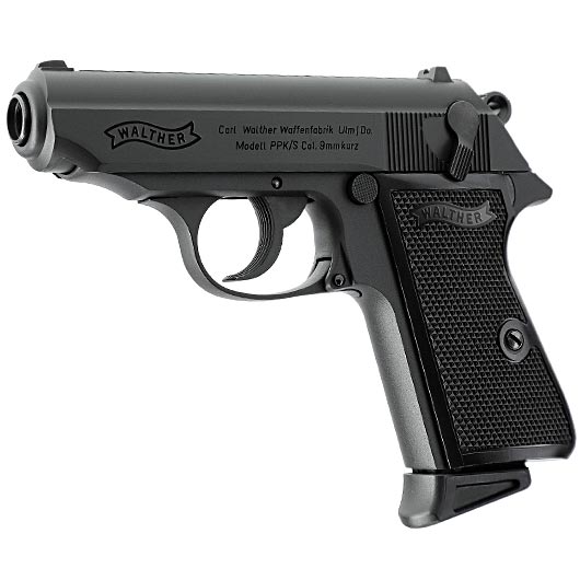 Walther PPK/S Vollmetall GBB 6mm BB Airsoft schwarz