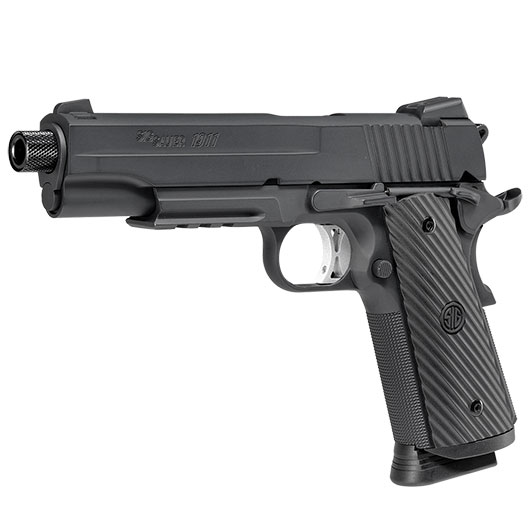 KWC Sig Sauer ProForce 1911 Tacops Vollmetall CO2 BlowBack 6mm BB schwarz