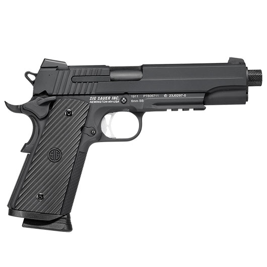 KWC Sig Sauer ProForce 1911 Tacops Vollmetall CO2 BlowBack 6mm BB schwarz Bild 3