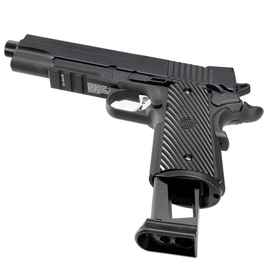 KWC Sig Sauer ProForce 1911 Tacops Vollmetall CO2 BlowBack 6mm BB schwarz Bild 5