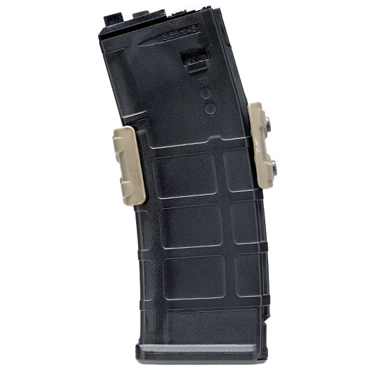 WoSport M4 / M16 / AR15 Polymer Dual-Magazinklammer / Mag Coupler tan Bild 5