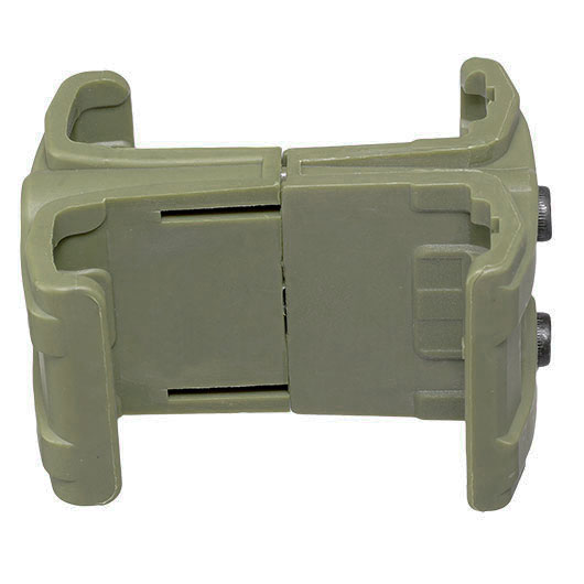 WoSport M4 / M16 / AR15 Polymer Dual-Magazinklammer / Mag Coupler oliv Bild 3