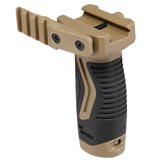 IMI Defense OVG-R Enhanced Frontgriff f. 20 - 22mm Schienen tan Bild 3