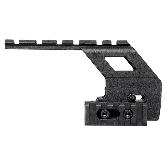 WoSport Polymer 21mm Universal Rail Montage f. G17 / G18 / G19 Pistolen schwarz Bild 5
