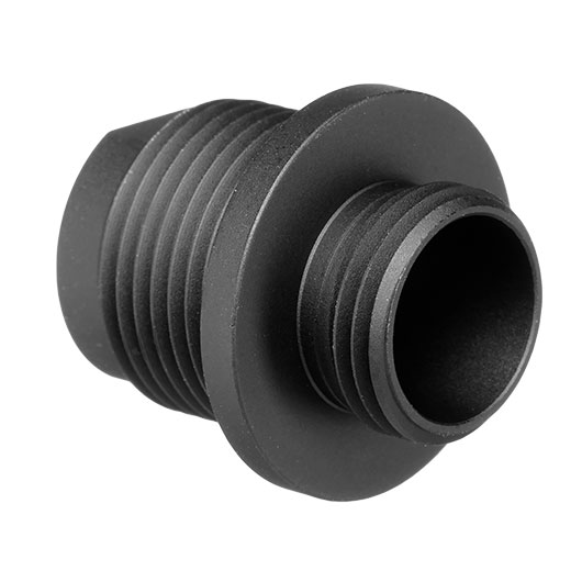 Modify Aluminium Schalldmpferadapter f. Pistolen 11mm+ Innengewinde auf 14mm- Auengewinde schwarz Bild 1