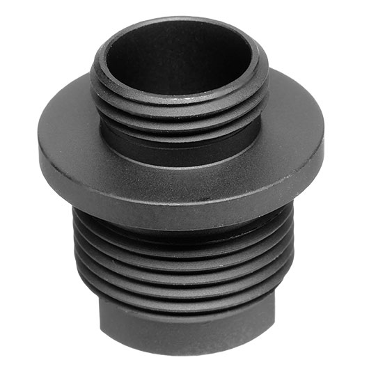 Modify Aluminium Schalldmpferadapter f. Pistolen 11mm+ Innengewinde auf 14mm- Auengewinde schwarz Bild 4