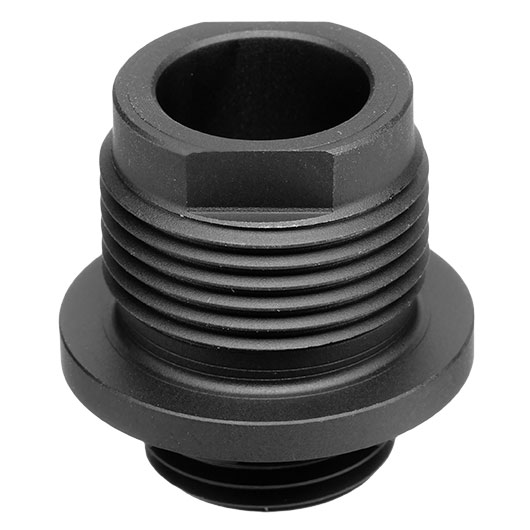 Modify Aluminium Schalldmpferadapter f. Pistolen 11mm+ Innengewinde auf 14mm- Auengewinde schwarz Bild 5