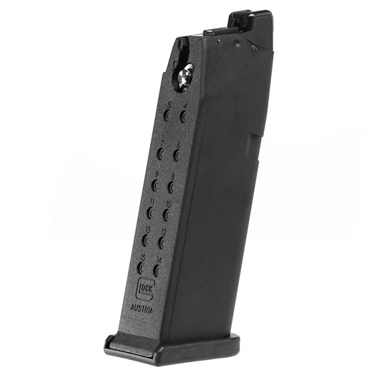 VFC Glock 19 Gen. 4 Magazin 19 Schuss schwarz - Softairgas-Version Bild 1