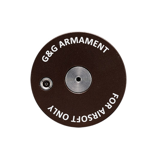 G&G GM406 40mm Vollmetall Hlse / Einlegepatrone f. 70 6mm BBs gold inkl. Abdeckungen Bild 5