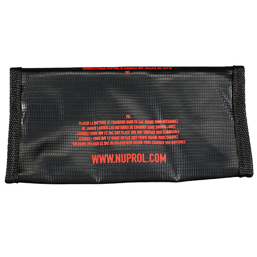 Nuprol LiPo Safety Bag Small 18,5 x 7,5 x 6,0 cm Feuerfeste Sicherheitstasche schwarz Bild 2