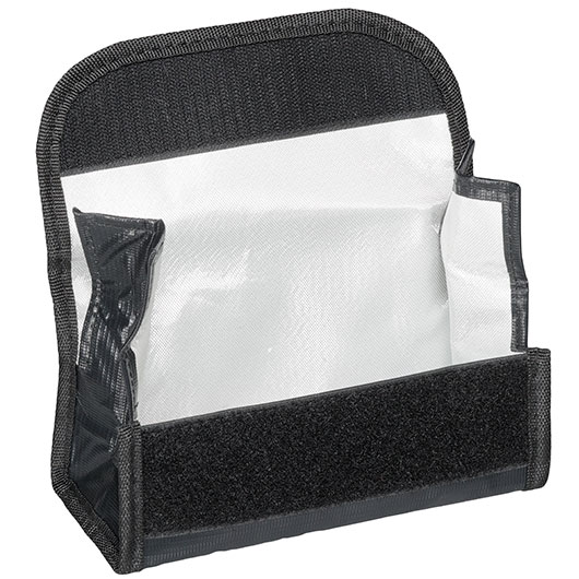 Nuprol LiPo Safety Bag Small 18,5 x 7,5 x 6,0 cm Feuerfeste Sicherheitstasche schwarz Bild 3